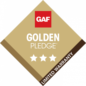 GAF Golden Pledge logo